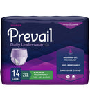 Prevail® For Women Daily Underwear, Disposable Breathable Absorbent Underwear, Pull On with Tear Away Seams, Heavy Absorbency