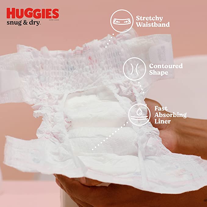 Kimberly Clark Huggies® Snug and Dry™ Baby Diaper, Size 6