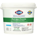 Clorox Healthcare® Disinfecting Wipes, w/Hydrogen Peroxide, Bleach Free Unscented 185 Wipes