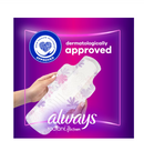 Feminine Pad Always® Radiant with FlexFoam Overnight / With Wings Heavy Absorbency