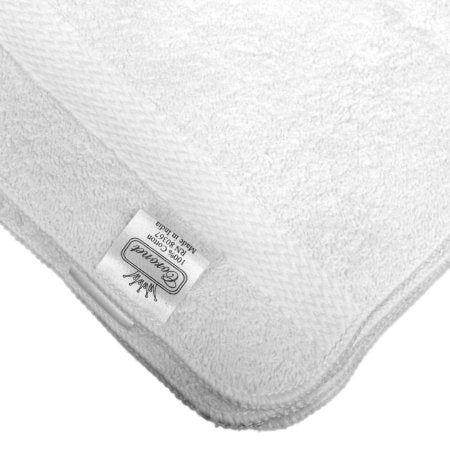 Washcloth Merit Trio 12 X 12 Inch White Reusable, One Dozen