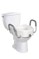 Drive Premium Plastic, Raised, Elongated Toilet Seat With Lock