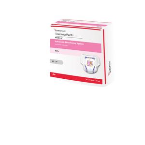 Curity™ Disposable Daytime / Overnight Girls Training Pants, Pull On with Tear Away Seams, Little Monsters Print, Heavy Absorbency