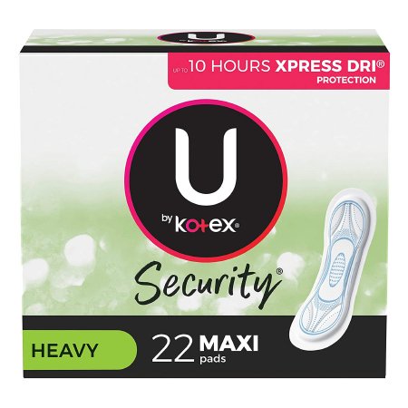 U by Kotex® Security Feminine Pad Maxi Super Absorbency