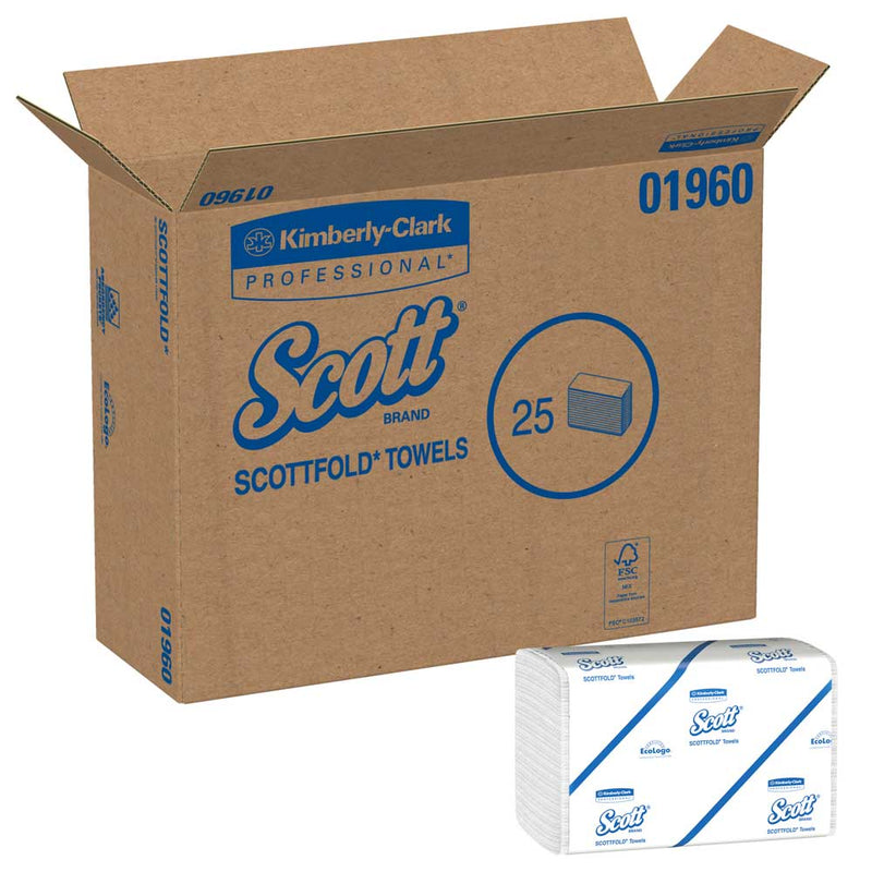 Scott Scottfold Multi-fold 1-Ply Paper Towels by Kimberly-Clark