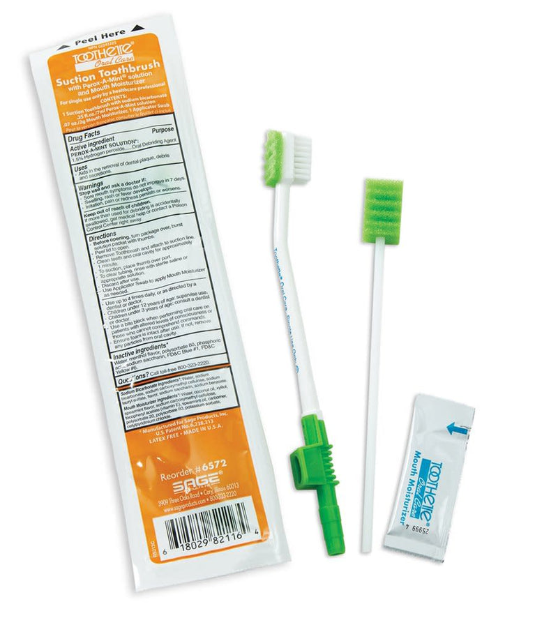 6572 Toothette® Suction Toothbrush Kit
